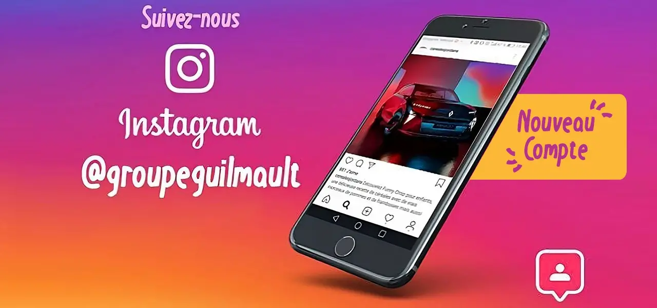 Suivez le Groupe Guilmault sur Instagram